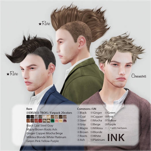 13. [INK] Hair___ UN ::Milktea