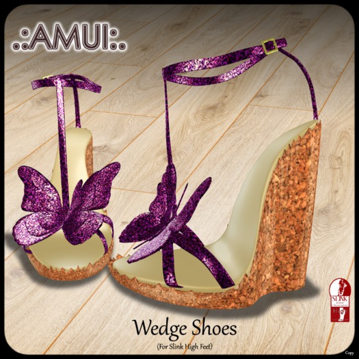 PROMO!!! .:AMUI:. SHOES "TINA" - PURPLE (Slink High Feet)