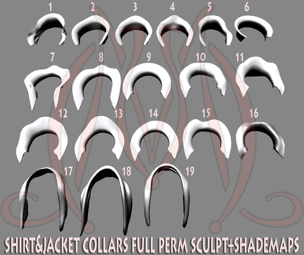 Collars Shirt & Jacket FULL PERM SCULPT+SHADEMAPS