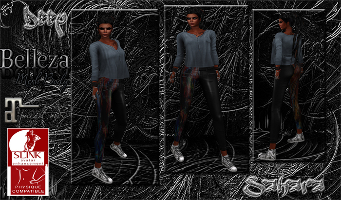 ~*DS*~ Female Leather Pant for Classic Avatars & MeshBodys