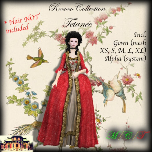 ~CdE~ February 2016 GROUP GIFT - Rococo Tetanee Gown