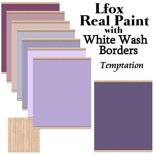 lfox White Wash Borders - Temptation