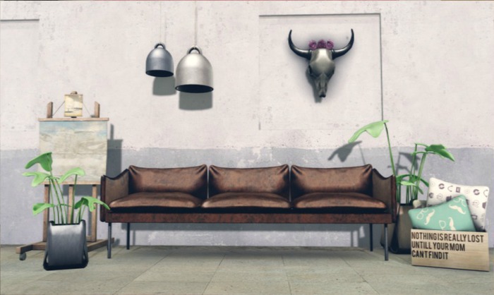 Apt B // A simple place - Couch RARE