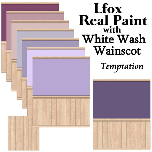 lfox White Wash Wainscot - Temptation