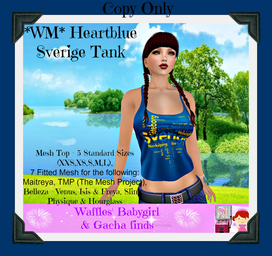 *WM* Heartblue Sverige Tank