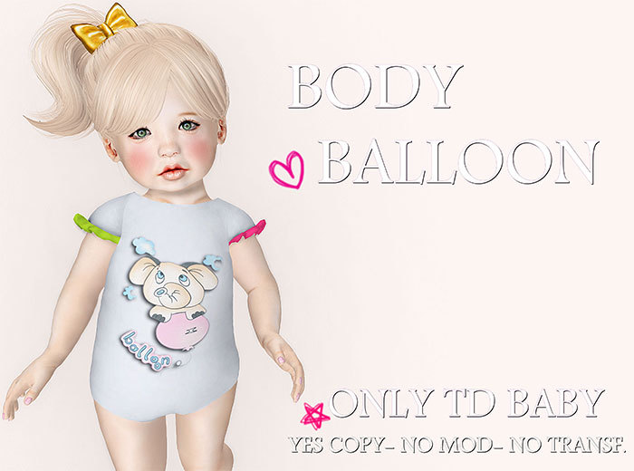 SAPEKA'S - BODY BALLOON TD BABY - BOX
