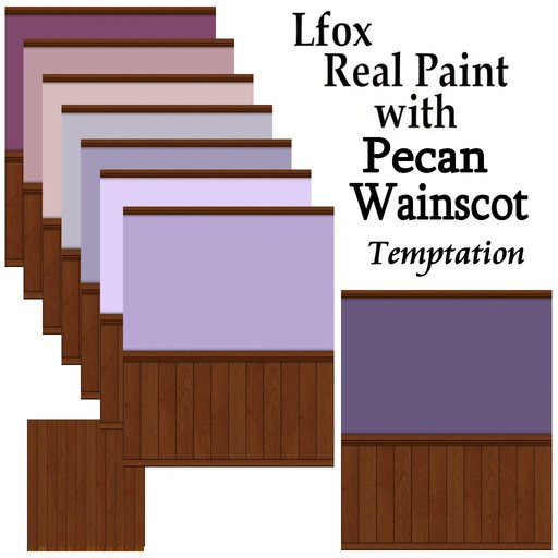 lfox Pecan Wainscot - Temptation