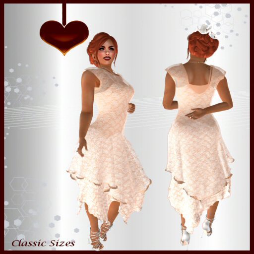 <3 A's Fashions <3 French Courtship Slip Dress Cream