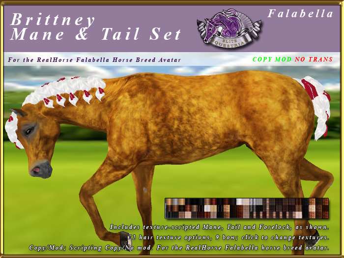 *E* Brittany Mane & Tail Set [BOXED] RH Falabella