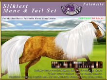 *E* RealHorse Silkiest Mane & Tail Set [BOXED] RH Falabella
