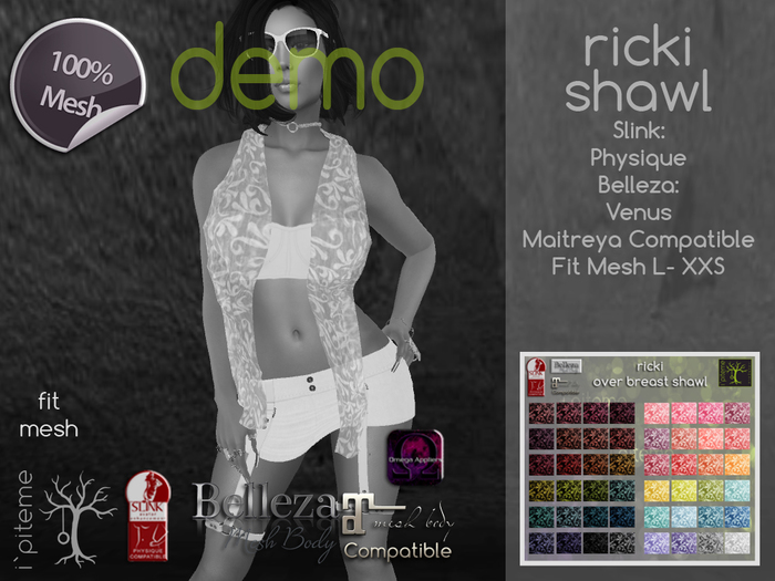 ~i~ Ricki Shawl DEMO