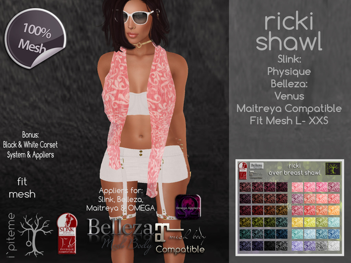 ~i~ Ricki Shawl (Add Me)
