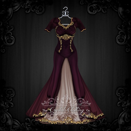 [CC Co.] Rowena - Gown - Merlot