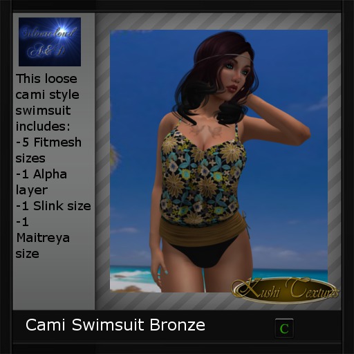 Cami swimsuit Bronze
