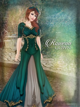 Second Life Marketplace - [CC Co.] Rowena - Gown - Ruby Flame