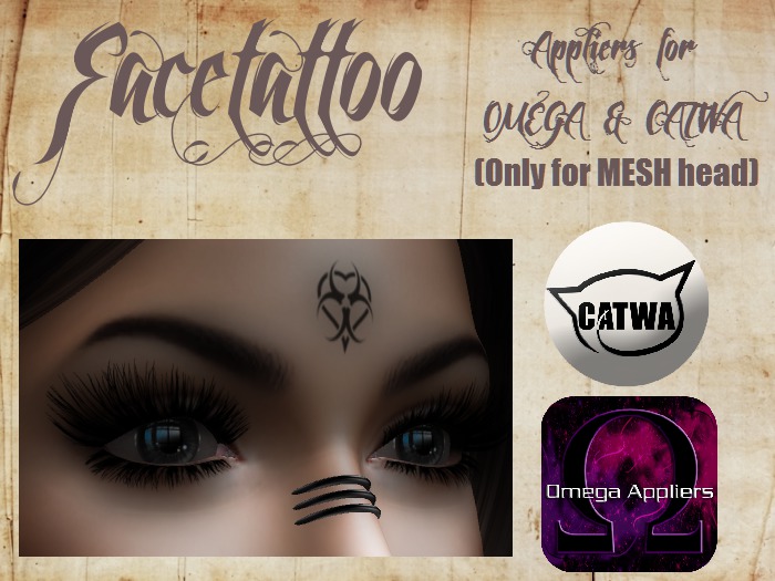 FACETATTOO //  Biohazard (Appliers for CATWA & OMEGA)