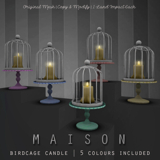MAISON - Birdcage Candle (Rezz me)