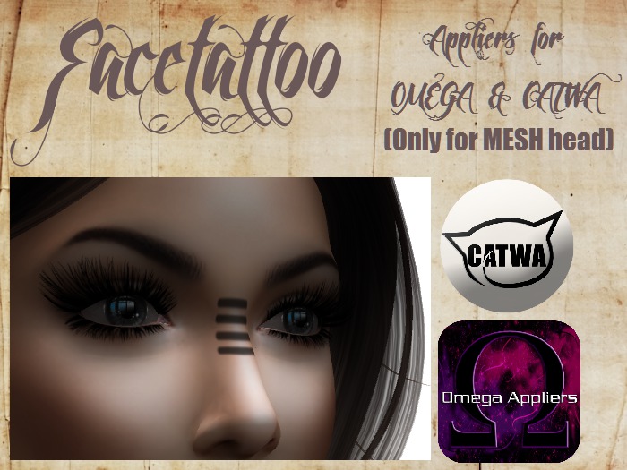 FACETATTOO //  4 Lines