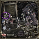 !dM VictorianGothic "CrystalSpider Tophat" (BOX #6)