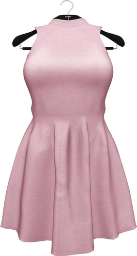 NYU - Cut-Out Back Mini-Dress, Pink