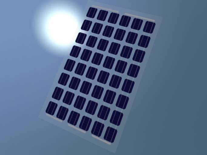 transparent Eco solar panel 