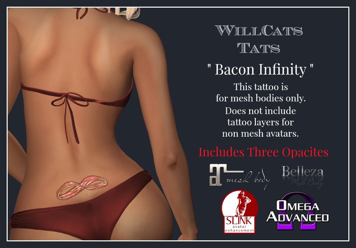 WillCat's Tats Bacon Infinity Tattoo