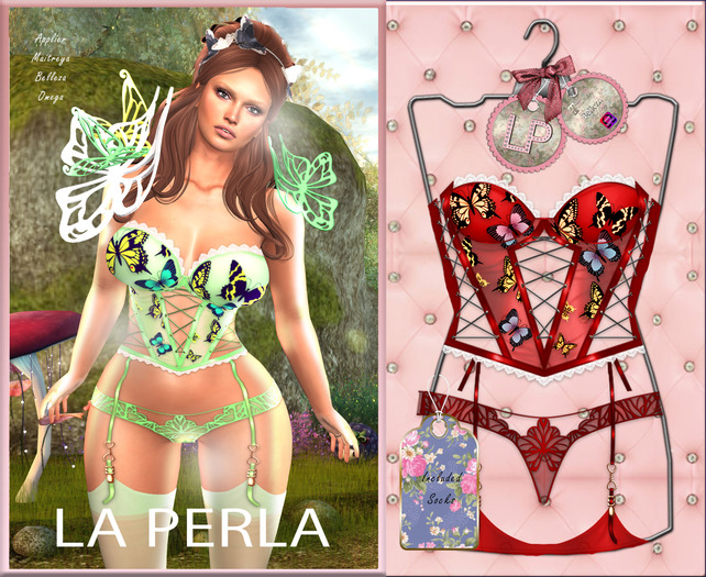 LaPerla*Thumbelina Body::: Red
