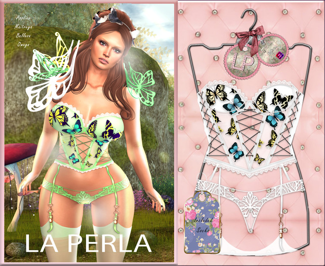 LaPerla*Thumbelina Body:::White