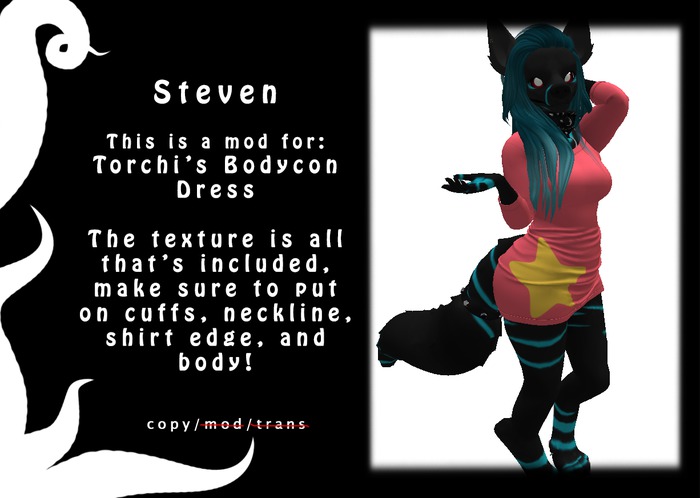 Bodycon Dress Mod : Steven : [Tentacle Experimentz]