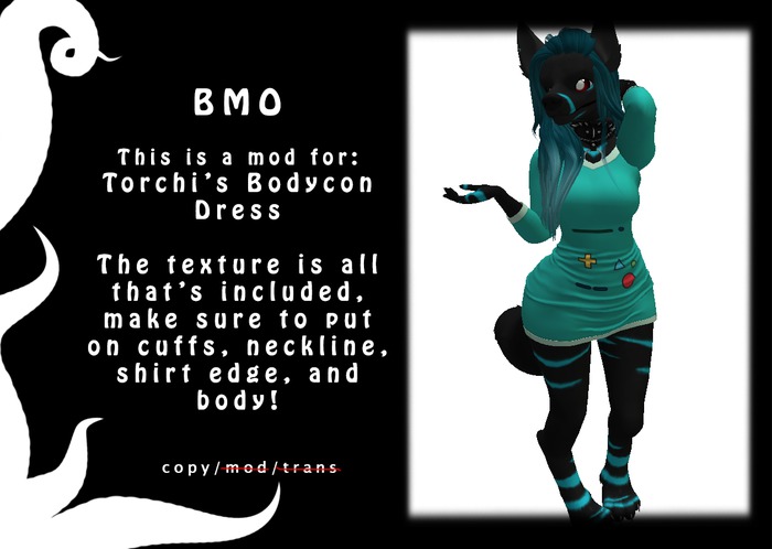 Bodycon Dress Mod : BMO : [Tentacle Experimentz]