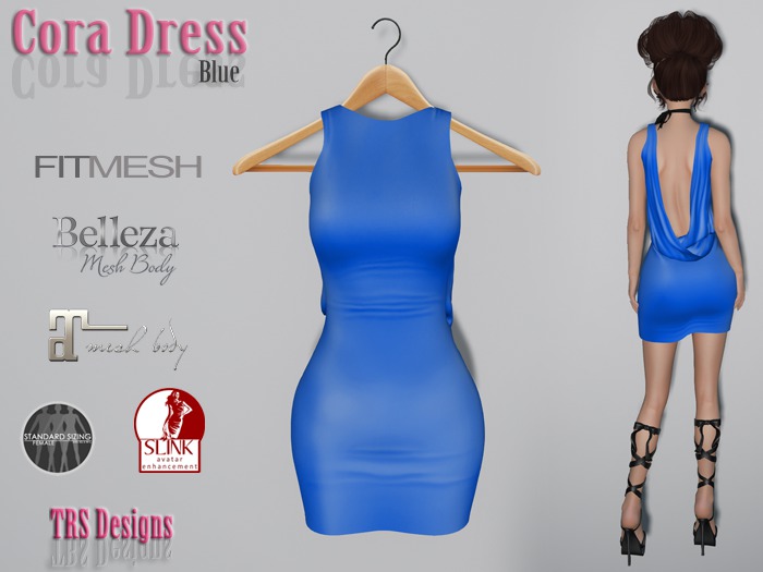 Cora Dress Blue