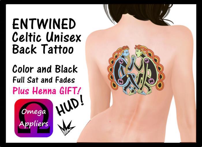TATTOO ENTWINED CELTIC - OMEGA APPLIER