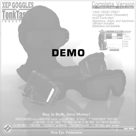 TonkTastic - XEP Goggles DEMO