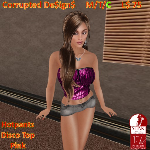 CD Disco Top-Hotpants - Pink