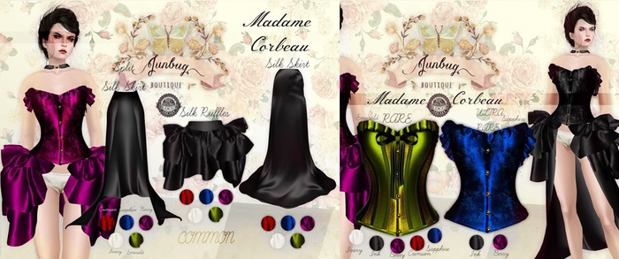 *{JB}* Madame Corbeau's Corsette [Ink] RARE - S