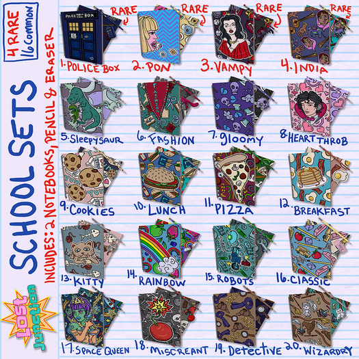 [LJ] School Set - #04 - India RARE