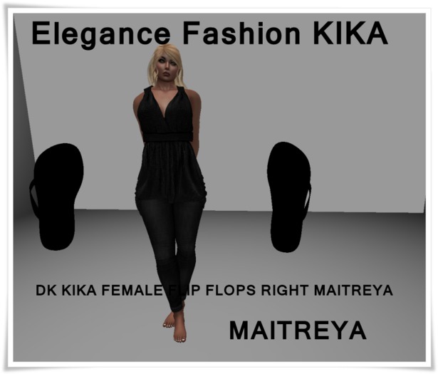 DK KIKA  FEMALE FLIP FLOPS RIGHT MAITREYA