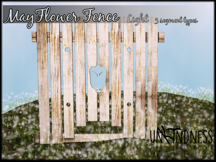 uk - May Flower Fence Light Set