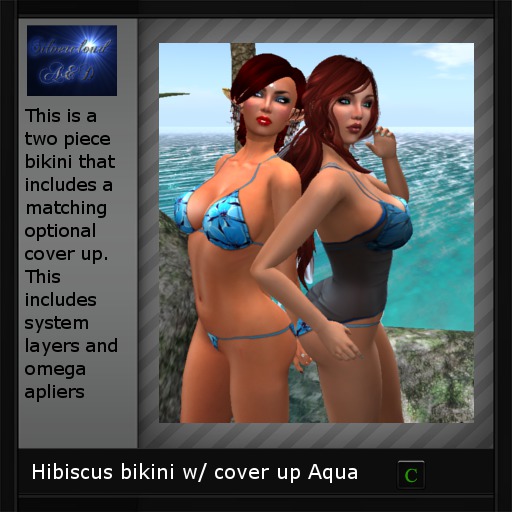 Hibiscus bikini aqua