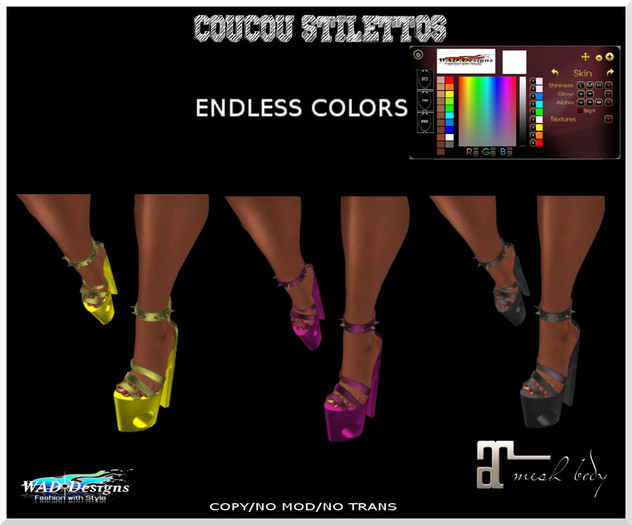 COUCOU MAITREYA STILETTOS