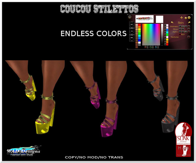 COUCOU SLINKS STILETTOS