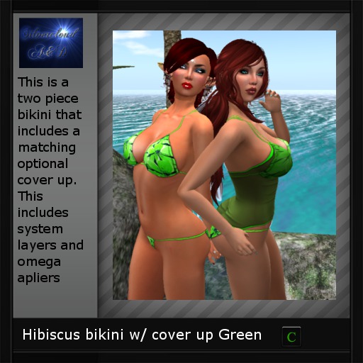 Hibiscus bikini green