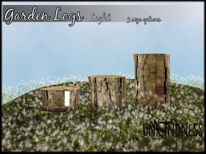 uK- Garden Log Lamps-Light [Boxed]