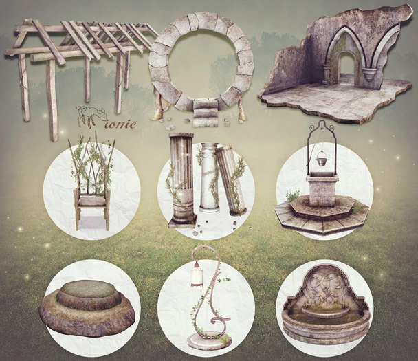 ionic : Wooden planks bridge