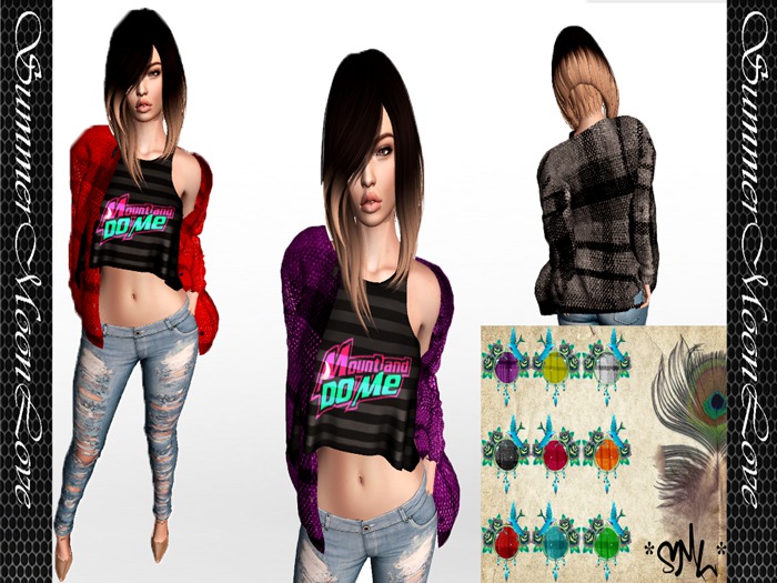 *SSML* Sweater+Hud 100%Mesh