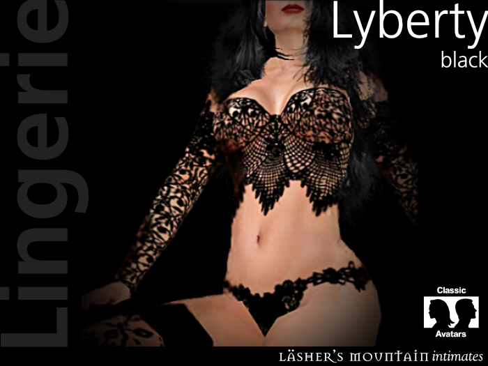 negro lyberty - cace ropa interior conjunto - revender