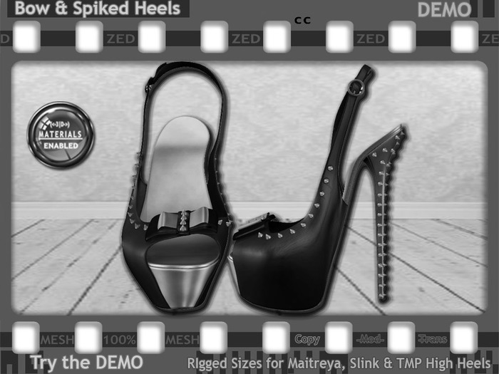 ::ZED:: Bow & Spiked Heels, DEMO