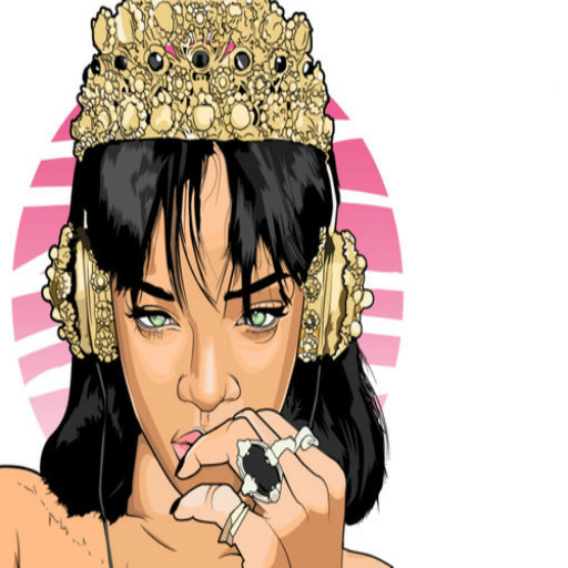 *K* RiRi Crown Poster