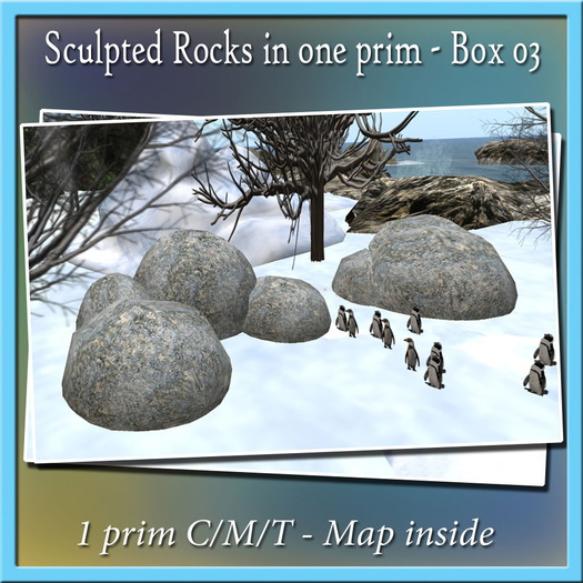 Myl Sculpted Rocks 03 - Full perms