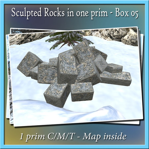 Myl Sculpted Rocks cubik 05 - Box
